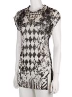 Bayan Beyaz BALMAIN T-SHIRT