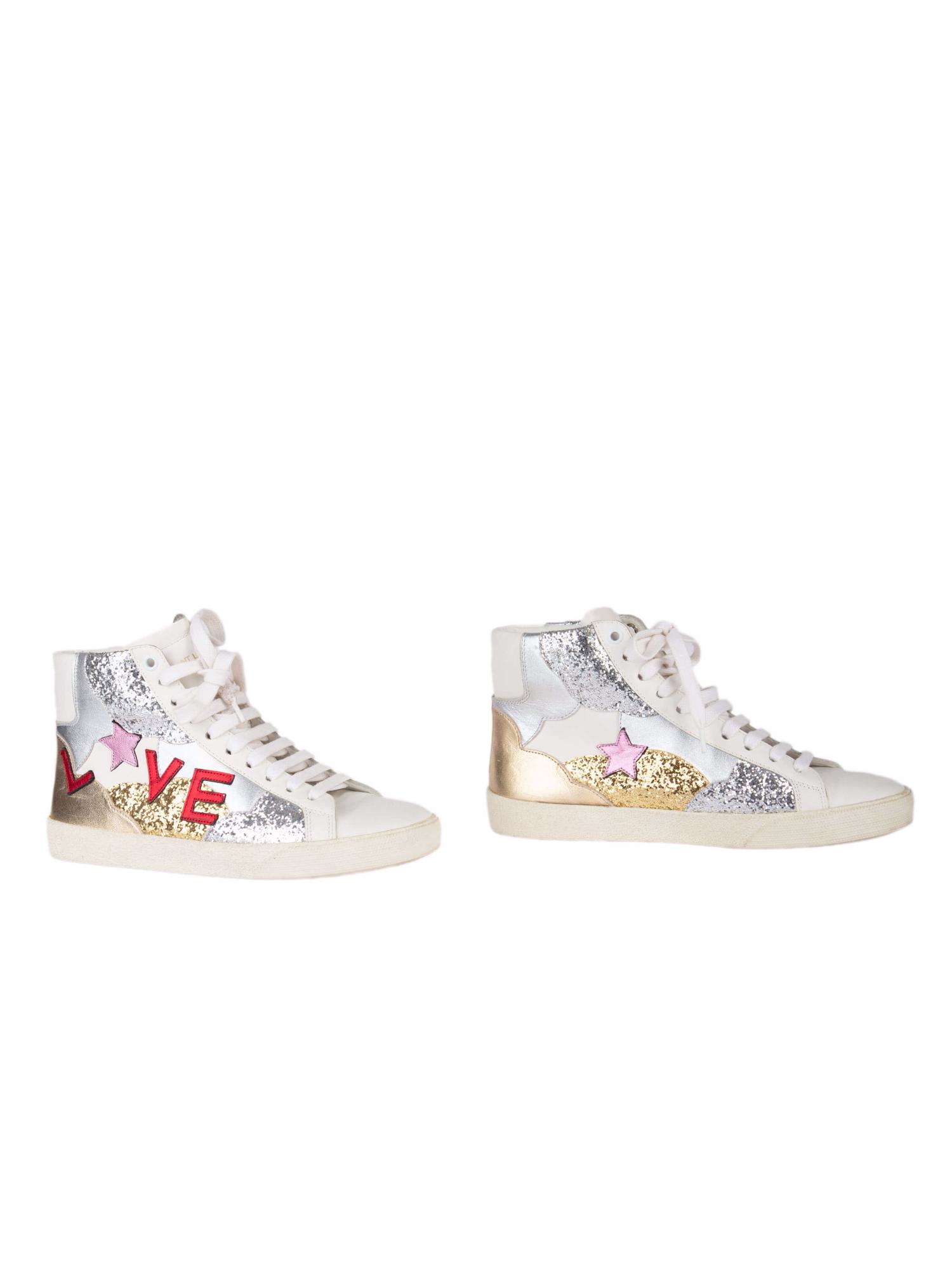 Bayan Beyaz YVES SAINT LAURENT SNEAKER BOT