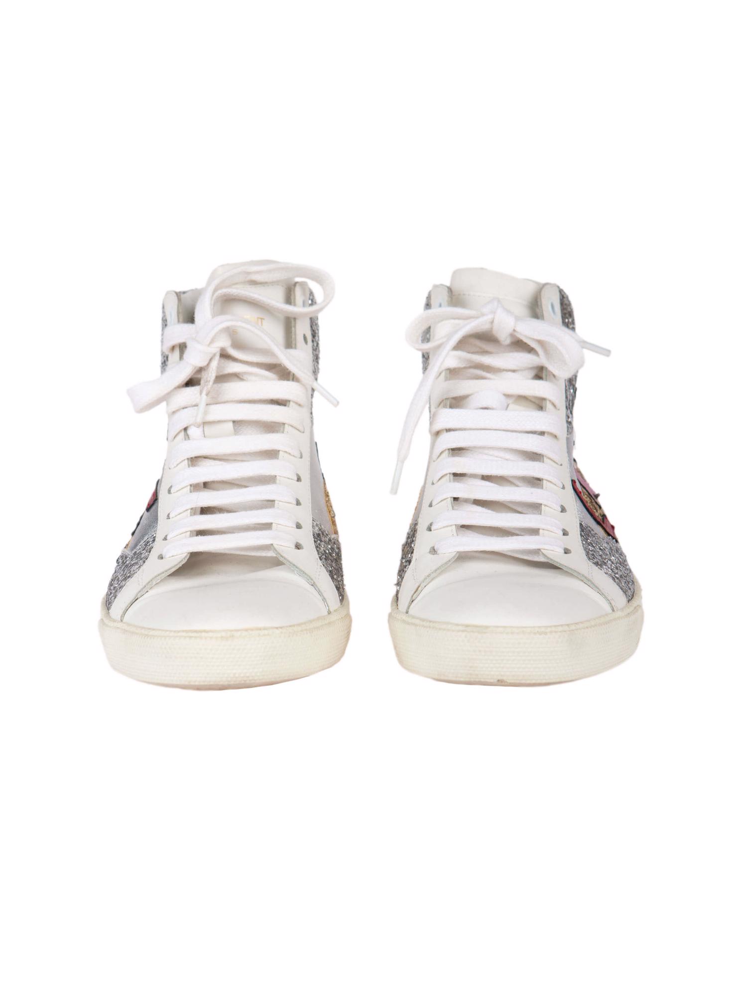 Bayan Beyaz YVES SAINT LAURENT SNEAKER BOT