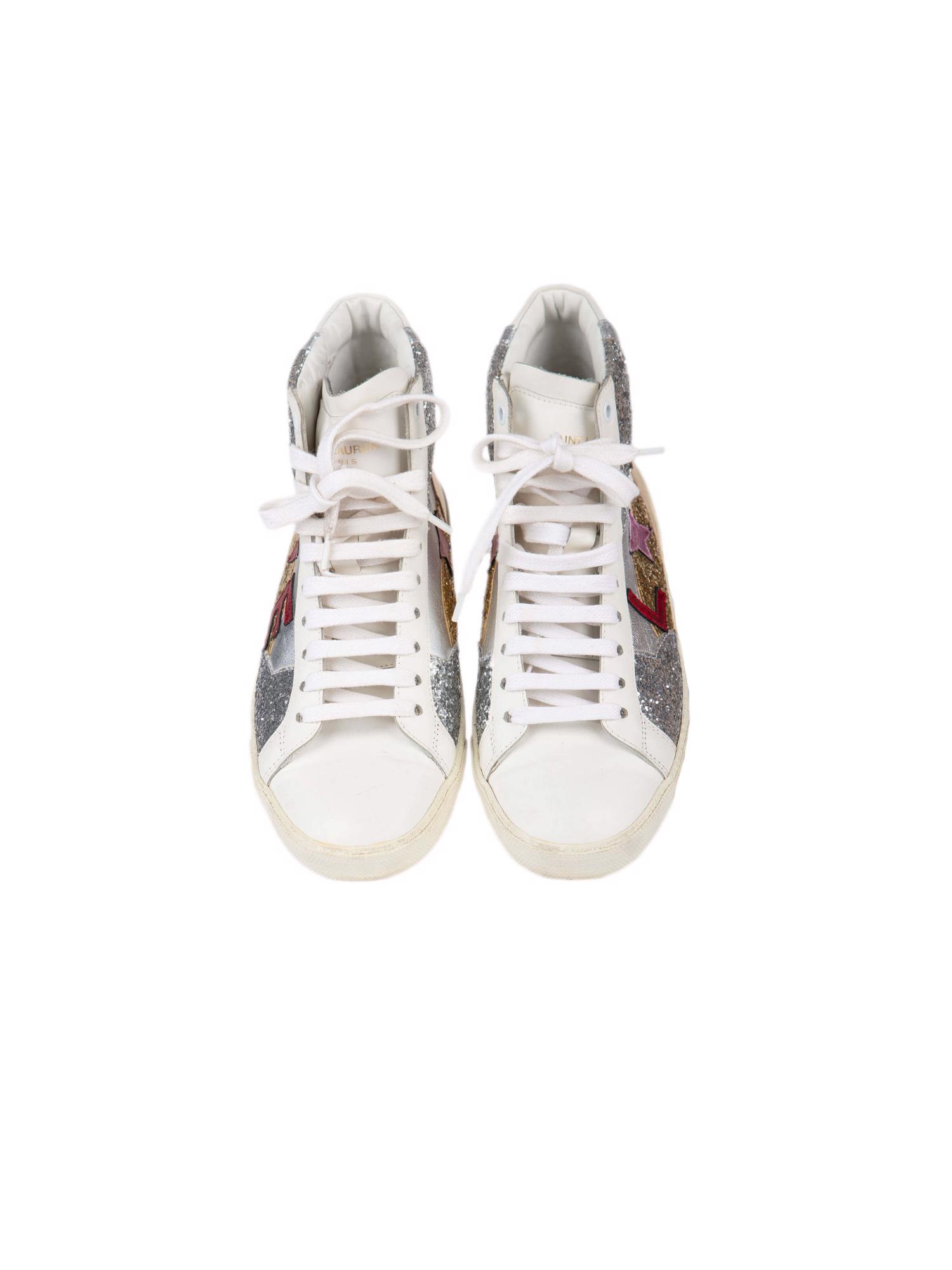 Bayan Beyaz YVES SAINT LAURENT SNEAKER BOT