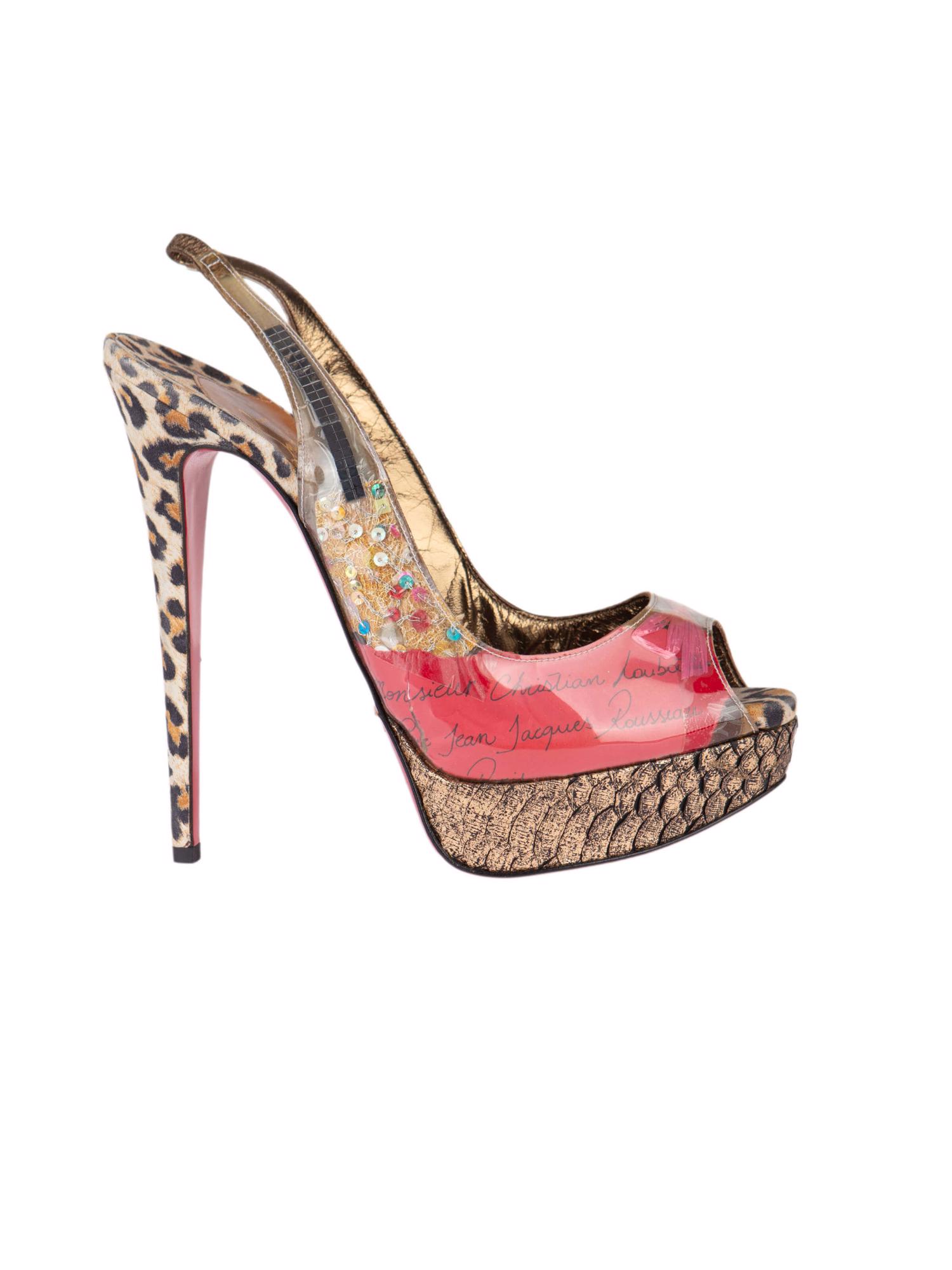 Bayan Altın CHRISTIAN LOUBOUTIN AYAKKABI