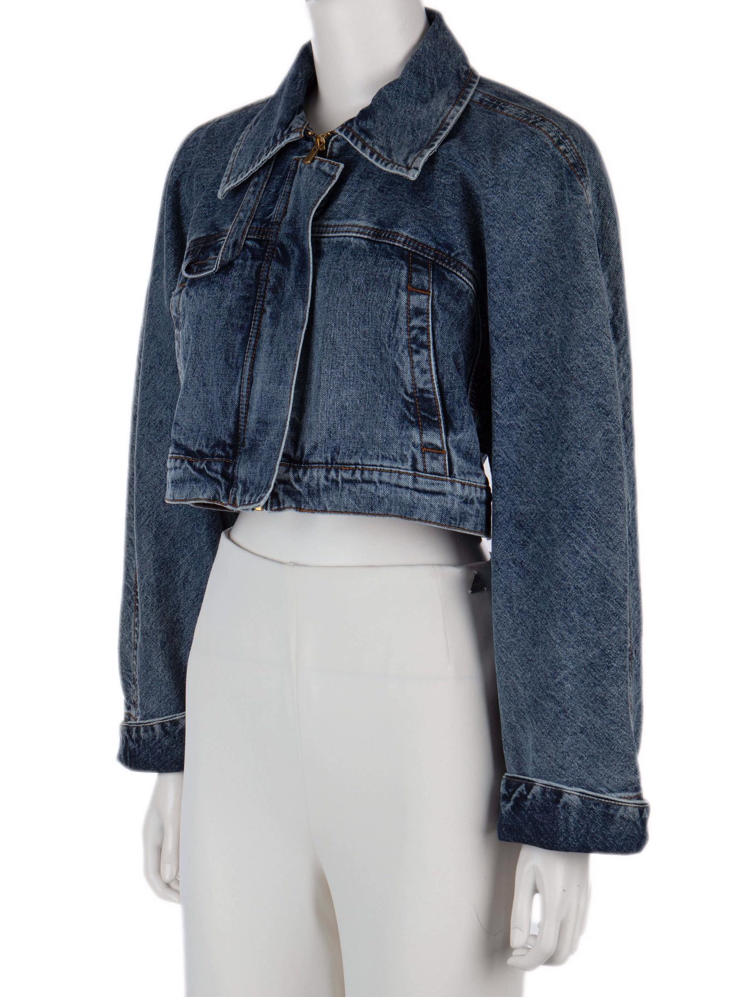 Bayan Lacivert JACQUEMUS JEAN CEKET
