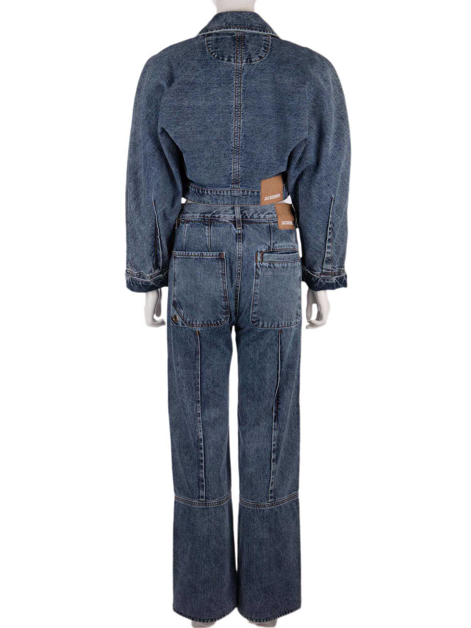 Bayan Lacivert JACQUEMUS JEAN CEKET