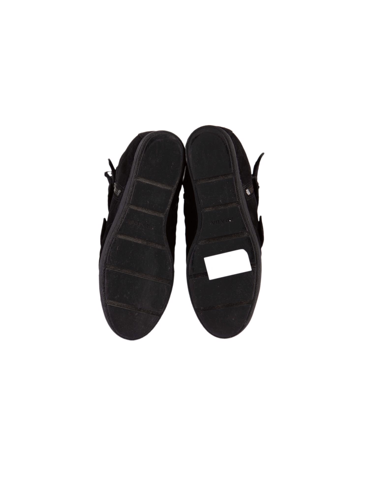 Bayan Siyah PRADA SNEAKER BOT
