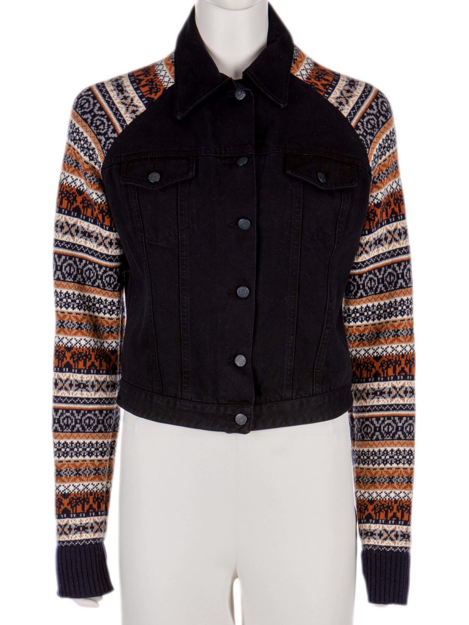 Bayan Siyah MCQ ALEXANDER MCQUEEN JEAN CEKET