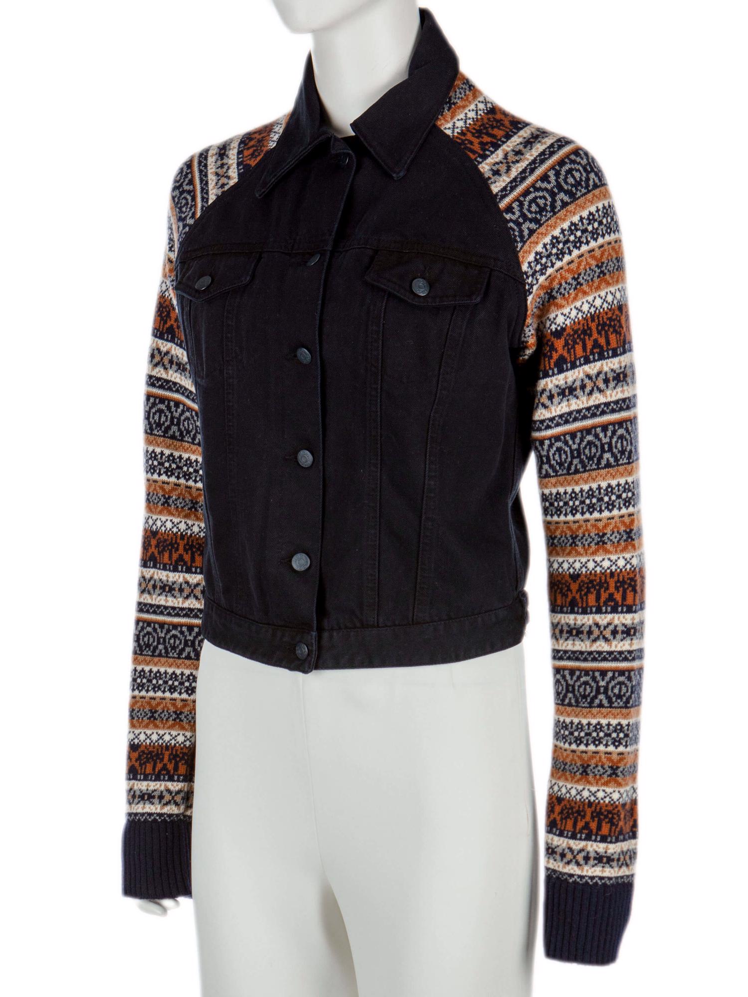 Bayan Siyah MCQ ALEXANDER MCQUEEN JEAN CEKET