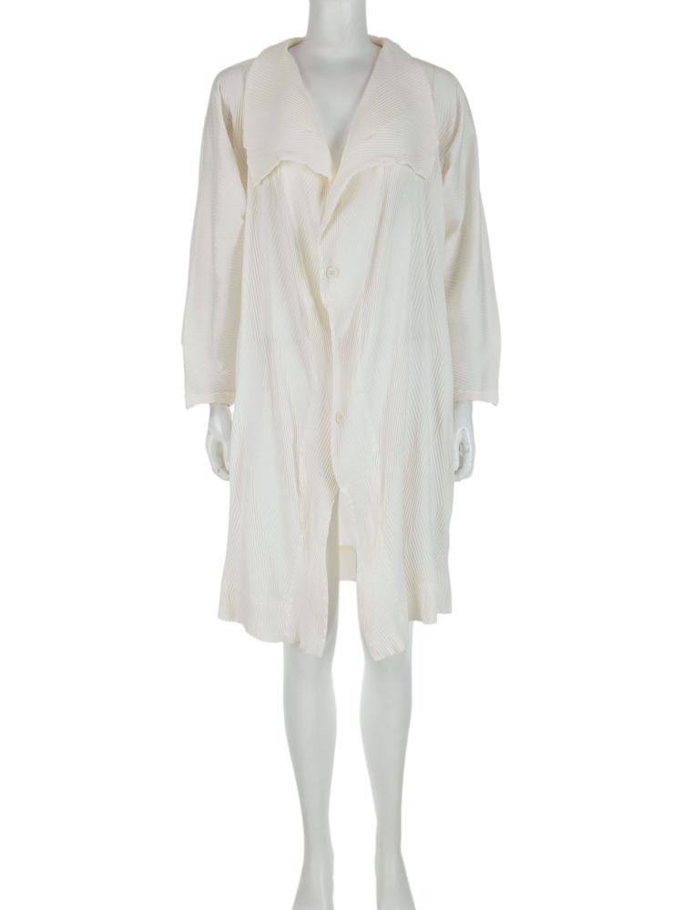 Bayan Krem ISSEY MIYAKE PLEATS PLEASE CEKET