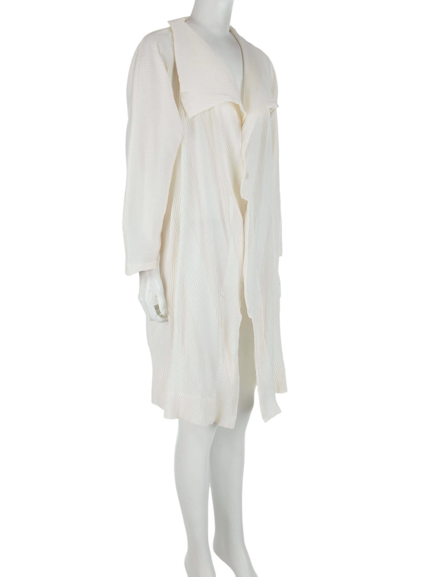 Bayan Krem ISSEY MIYAKE PLEATS PLEASE CEKET