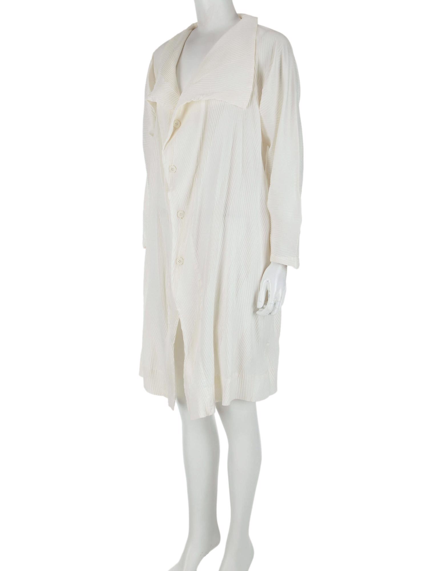 Bayan Krem ISSEY MIYAKE PLEATS PLEASE CEKET
