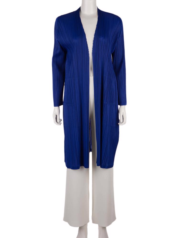 Bayan Mavi ISSEY MIYAKE PLEATS PLEASE CEKET
