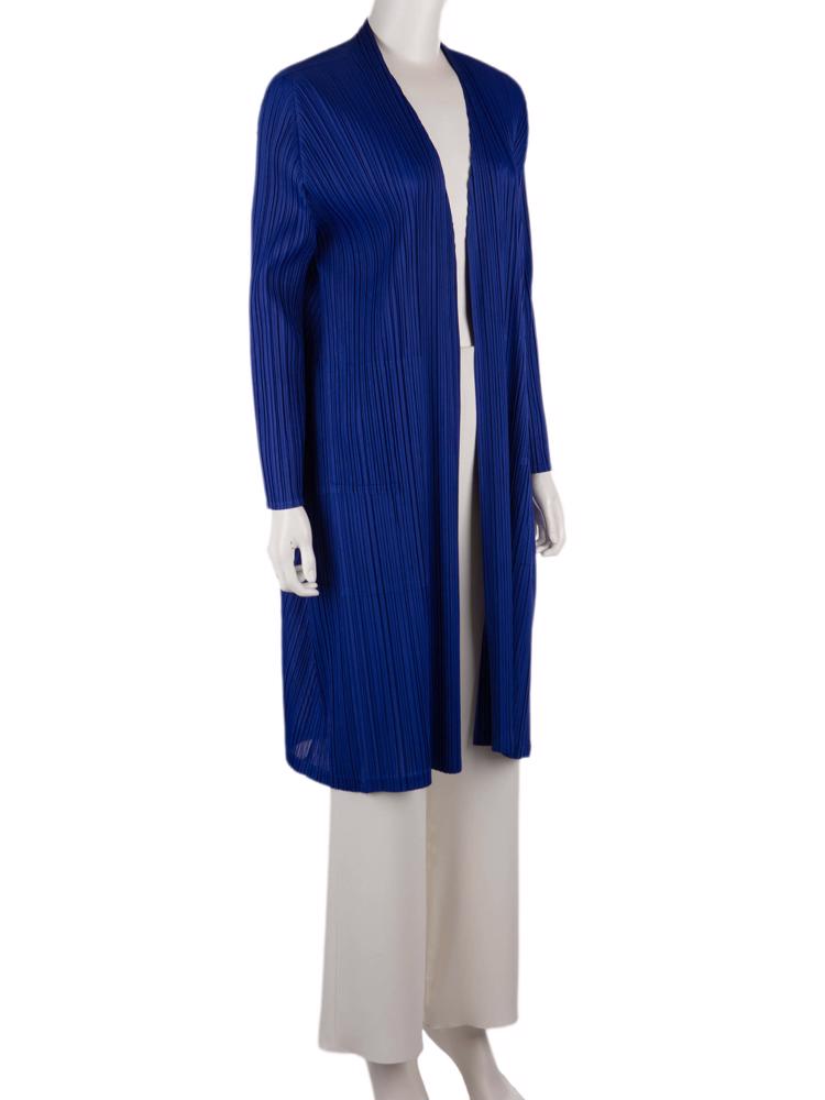 Bayan Mavi ISSEY MIYAKE PLEATS PLEASE CEKET