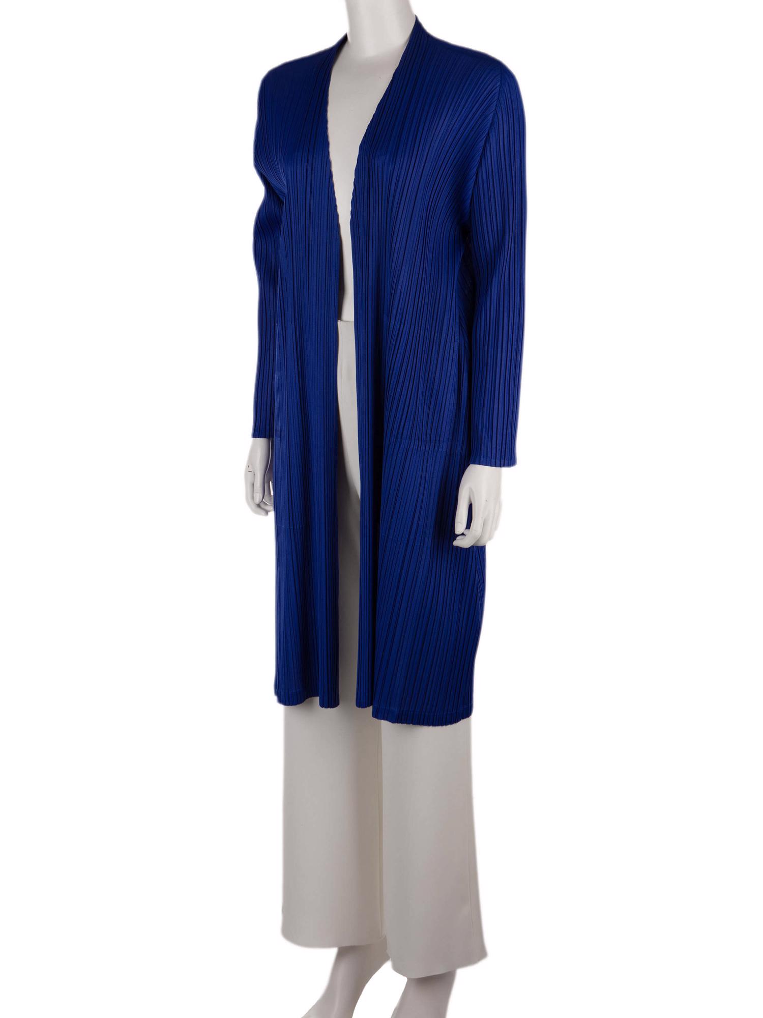 Bayan Mavi ISSEY MIYAKE PLEATS PLEASE CEKET