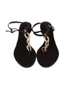 Bayan Siyah CHANEL SANDALET