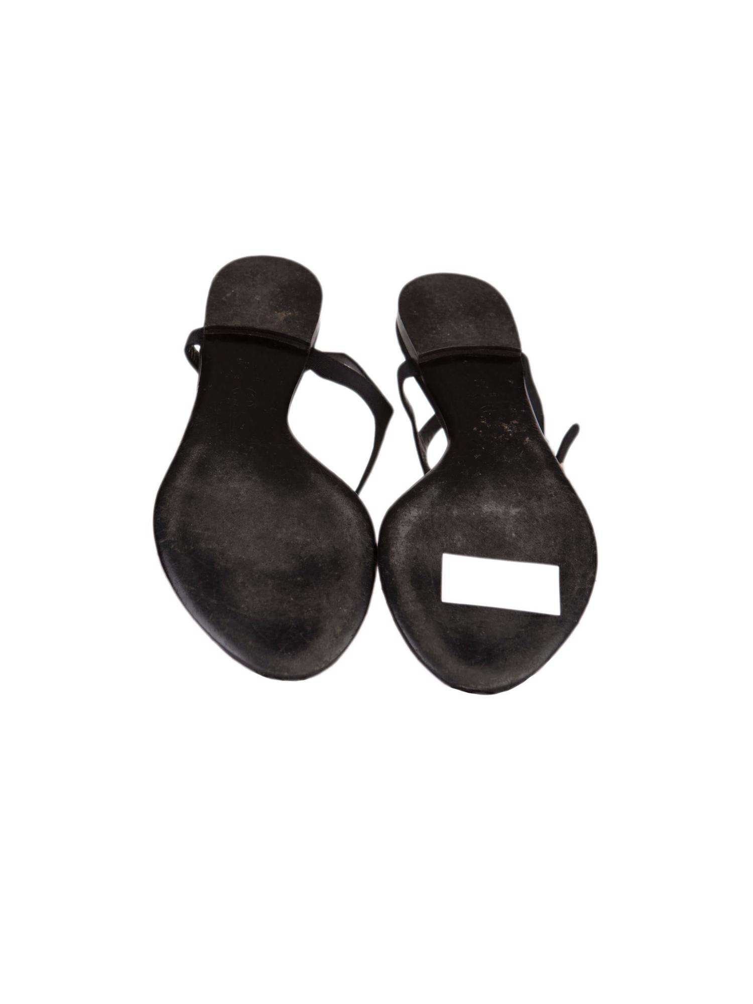 Bayan Siyah CHANEL SANDALET