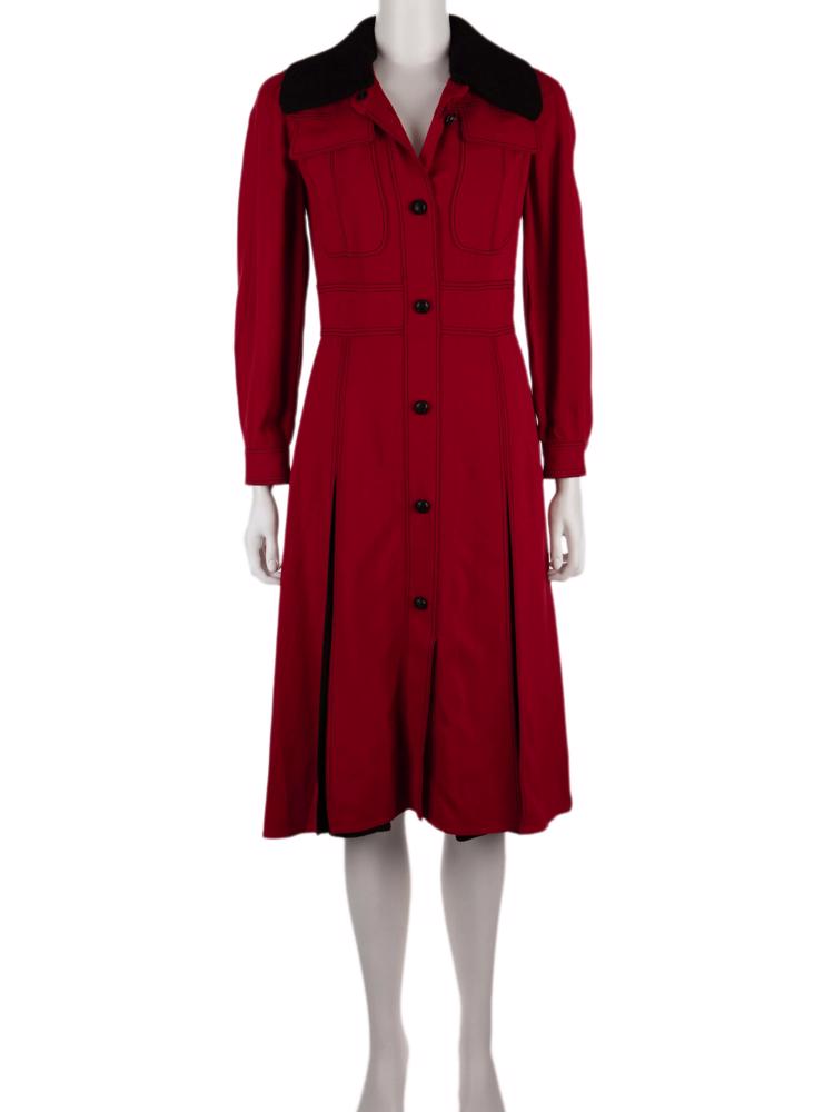 Bayan Kırmızı BURBERRY ELBİSE