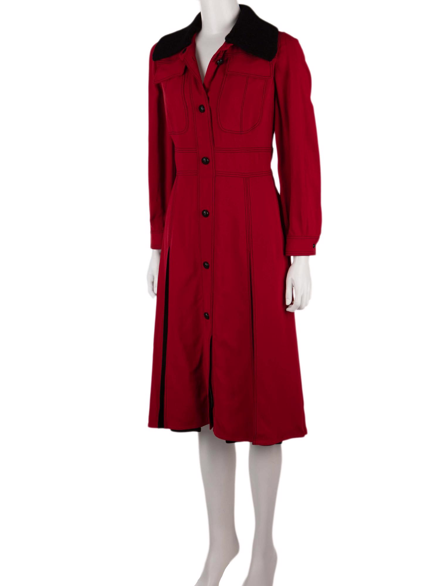 Bayan Kırmızı BURBERRY ELBİSE