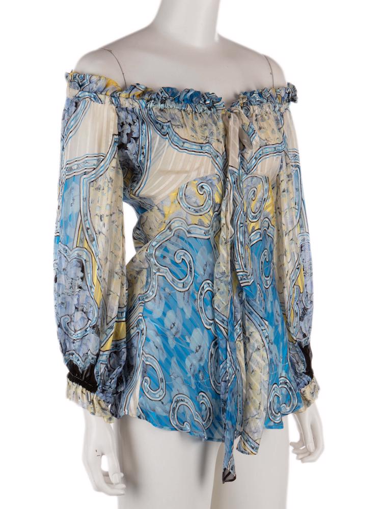 Bayan Mavi ROBERTO CAVALLI BLUZ