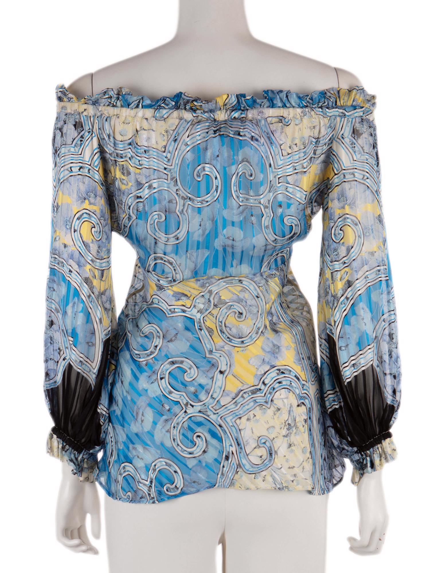 Bayan Mavi ROBERTO CAVALLI BLUZ