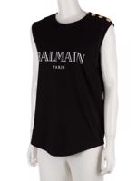 Bayan Siyah BALMAIN T-SHIRT