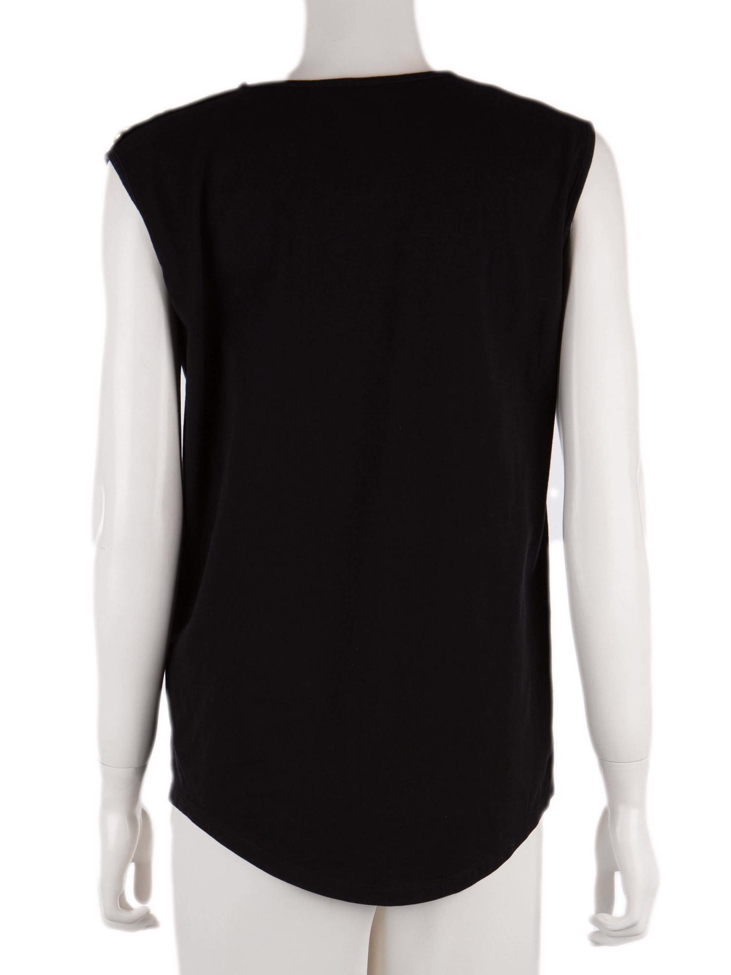 Bayan Siyah BALMAIN T-SHIRT