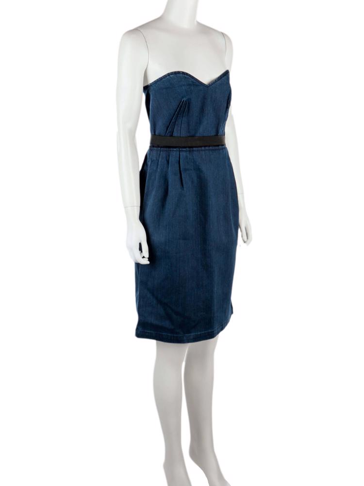 Bayan Lacivert LANVIN JEAN ELBİSE
