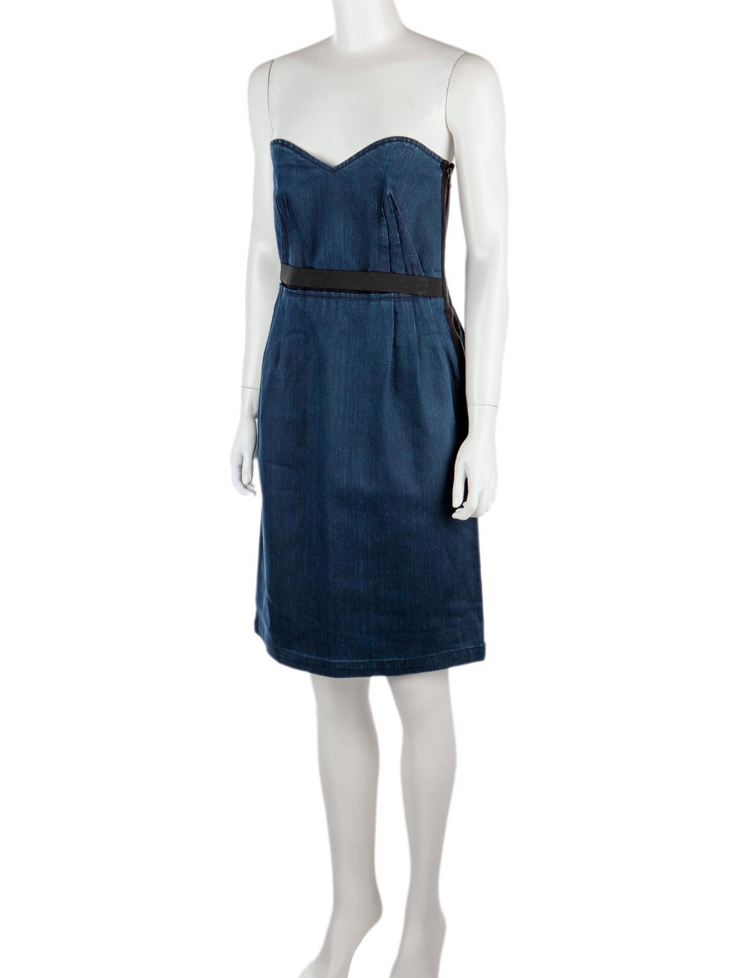 Bayan Lacivert LANVIN JEAN ELBİSE