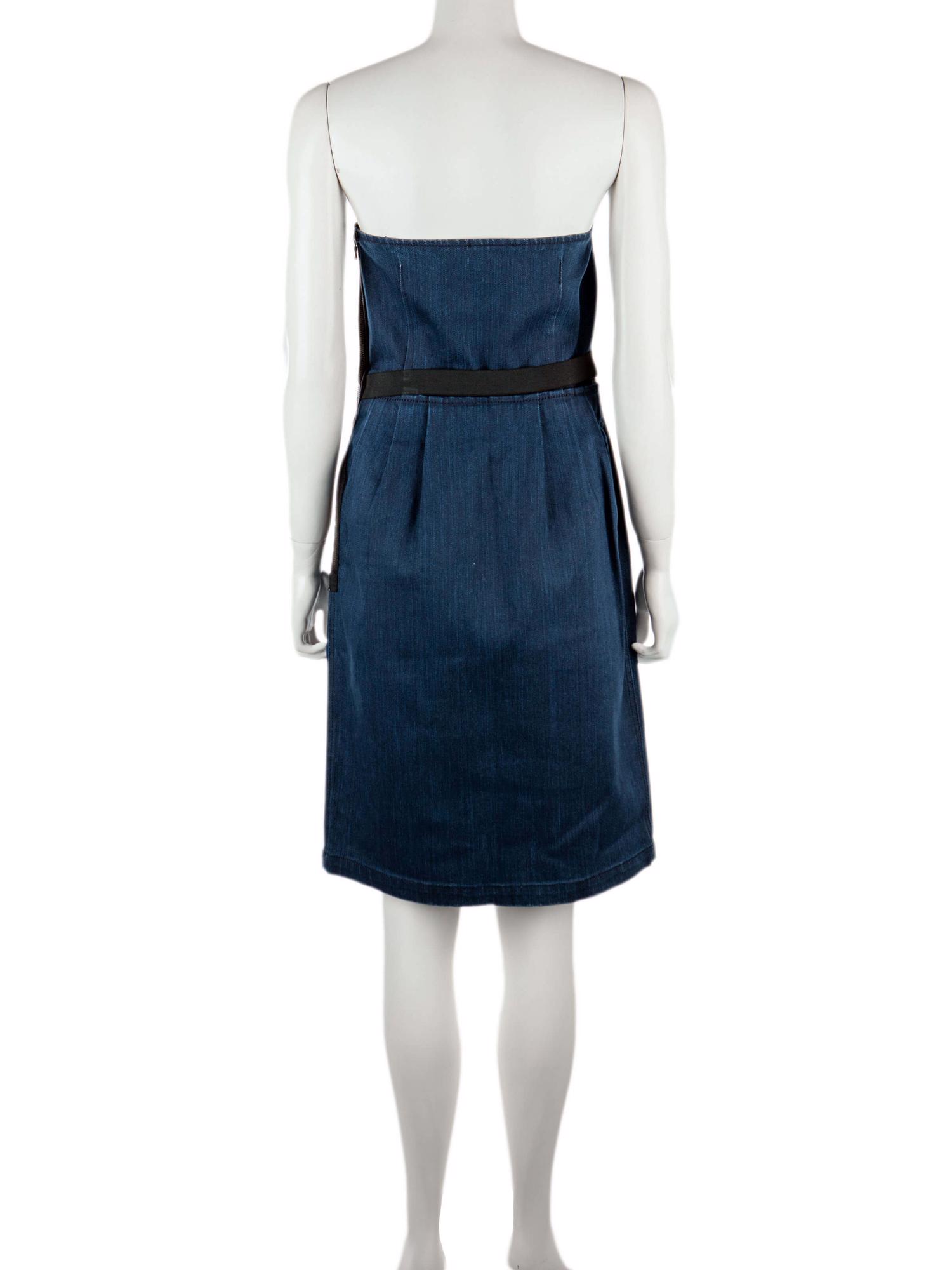Bayan Lacivert LANVIN JEAN ELBİSE