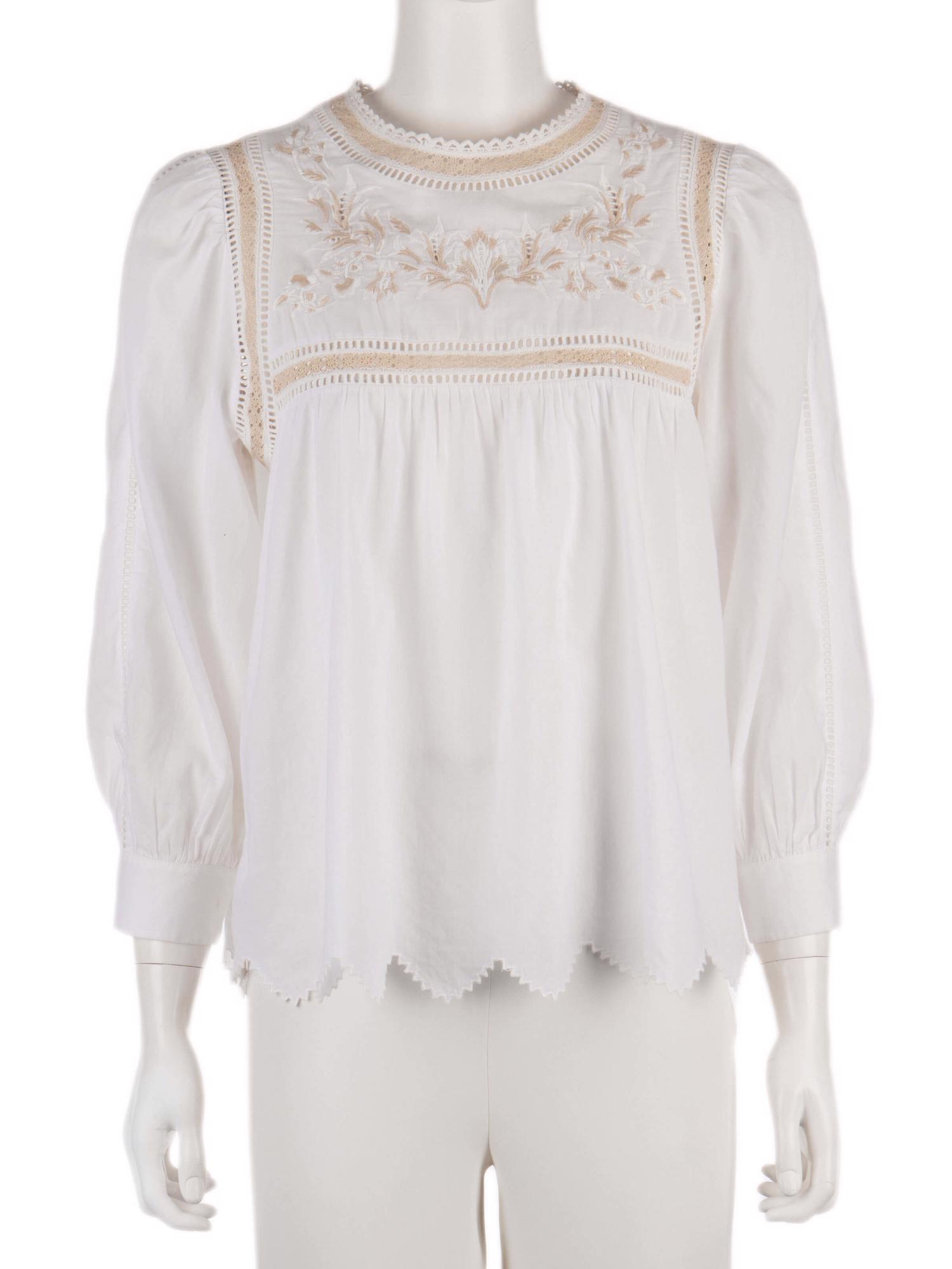 Bayan Beyaz ZADIG&VOLTAIRE BLUZ