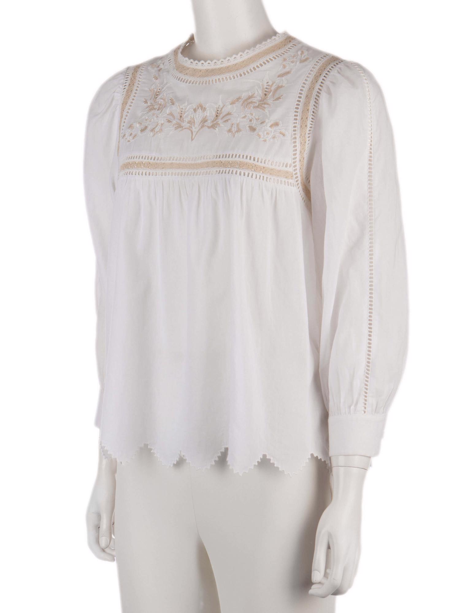 Bayan Beyaz ZADIG&VOLTAIRE BLUZ