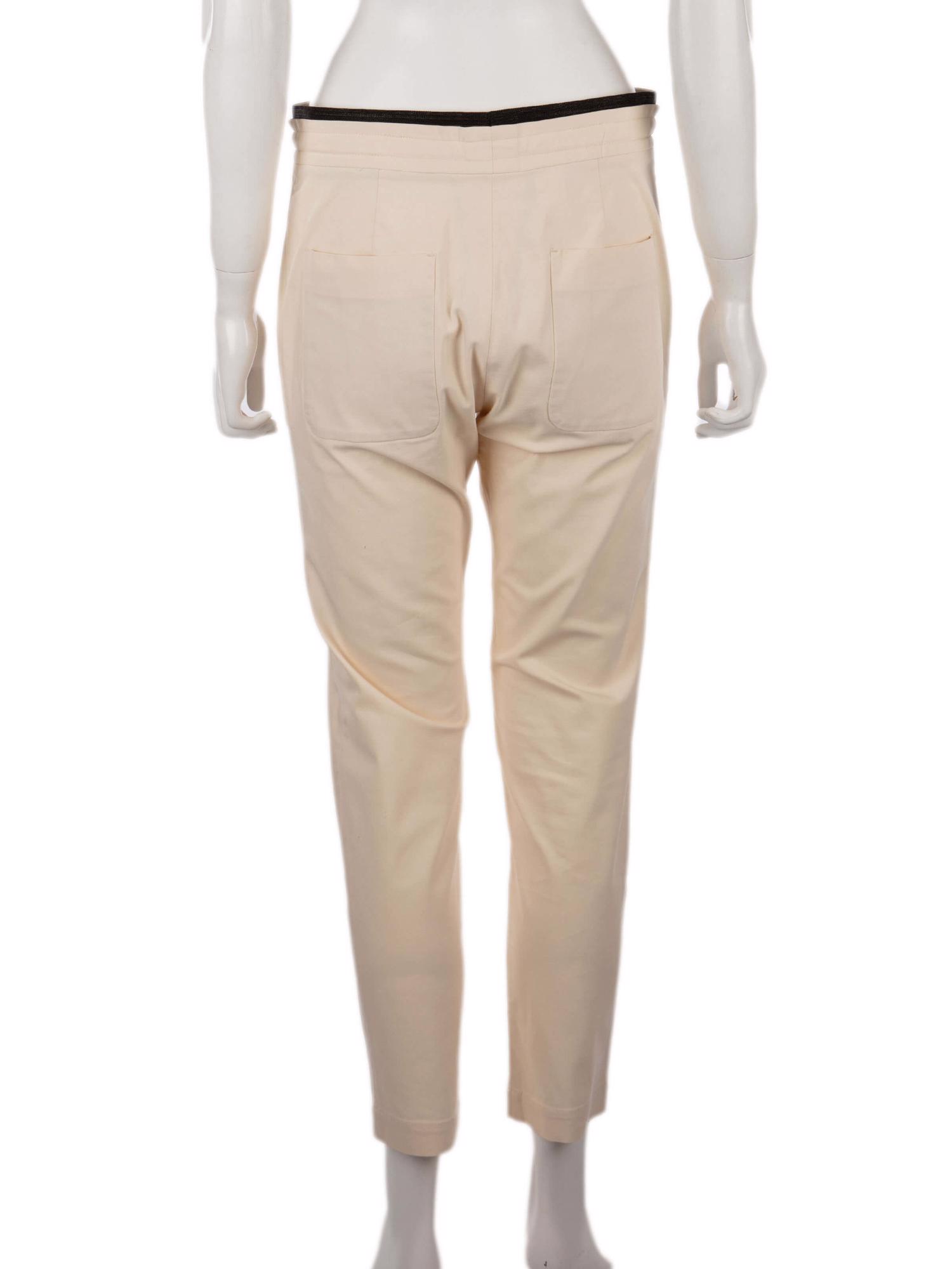 Bayan Krem BRUNELLO CUCINELLI PANTOLON