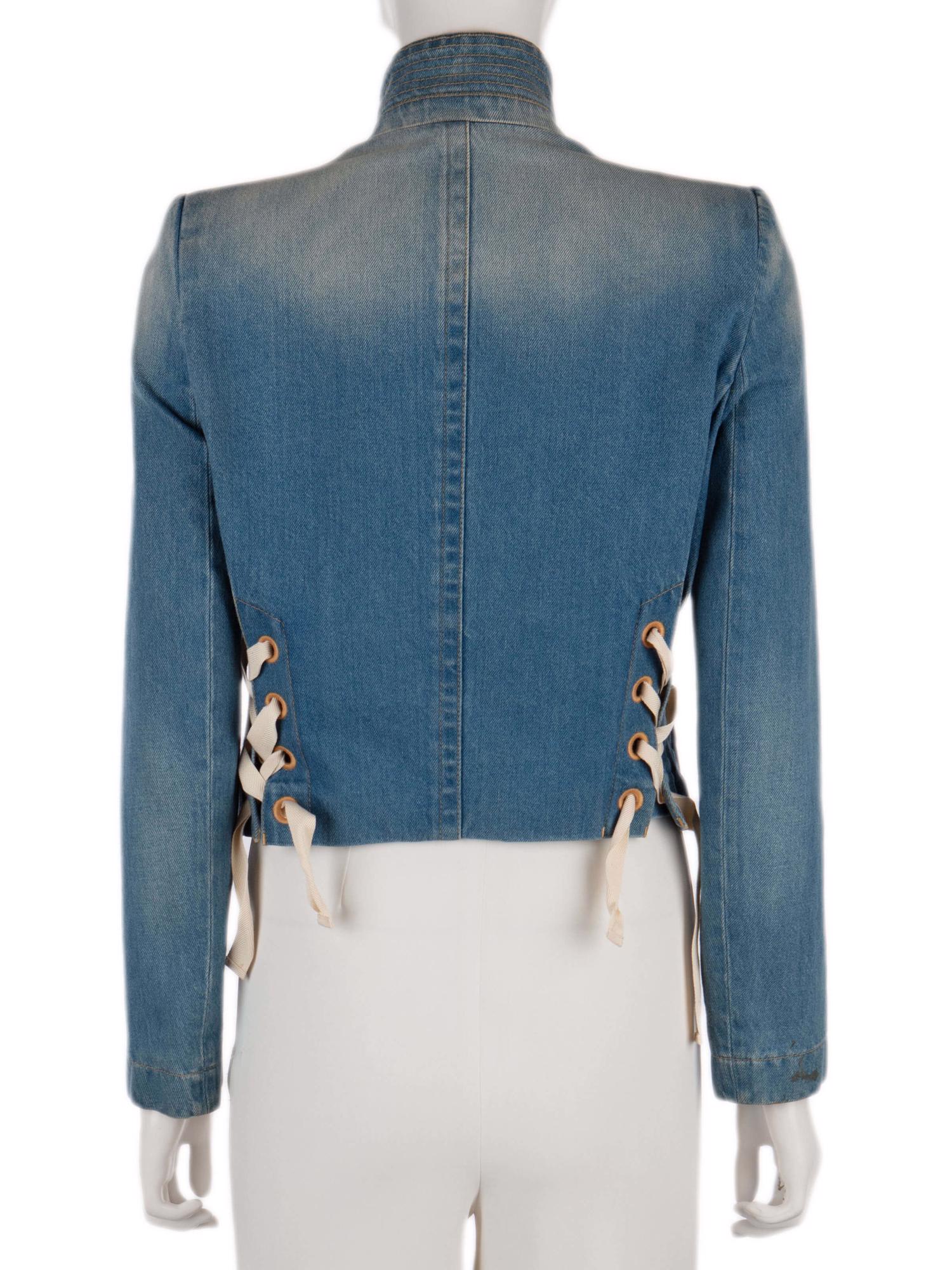 Bayan Mavi GUCCI JEAN CEKET