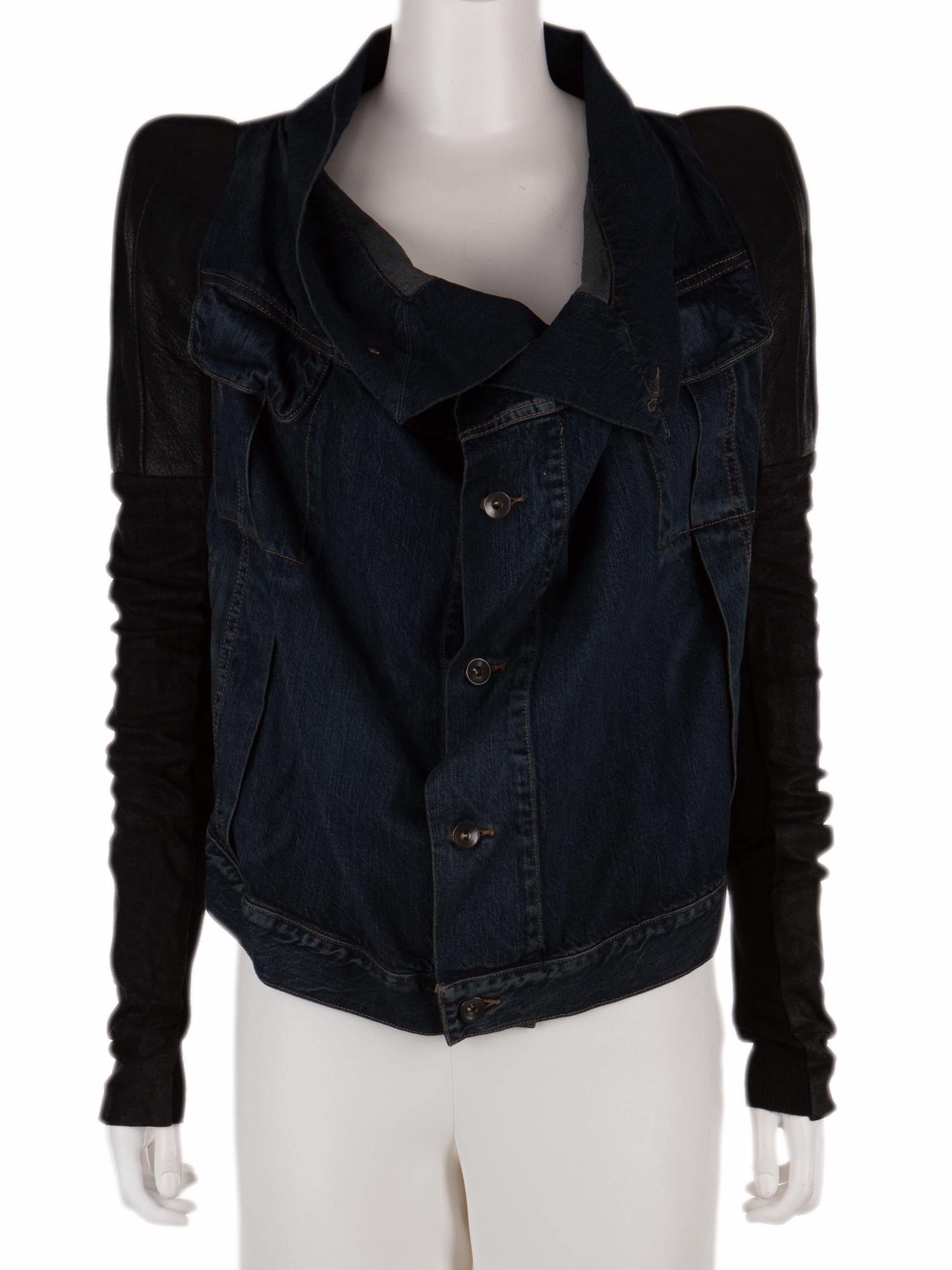 Bayan Lacivert RICK OWENS JEAN CEKET