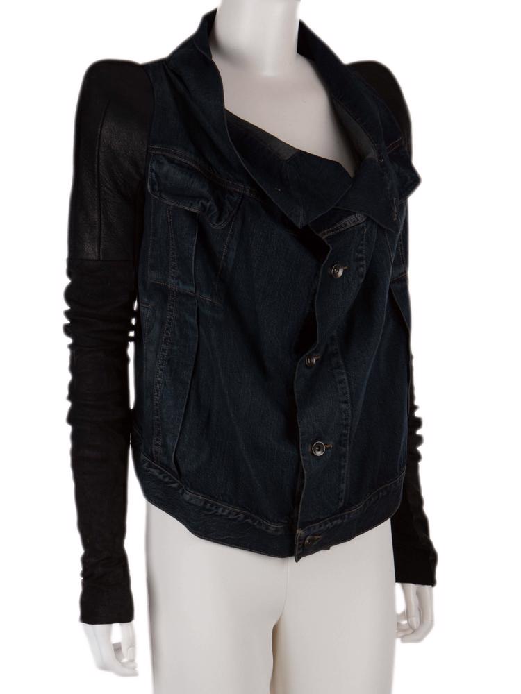 Bayan Lacivert RICK OWENS JEAN CEKET