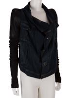 Bayan Lacivert RICK OWENS JEAN CEKET
