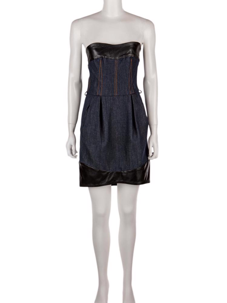Bayan Lacivert DOLCE&GABBANA JEAN ELBİSE