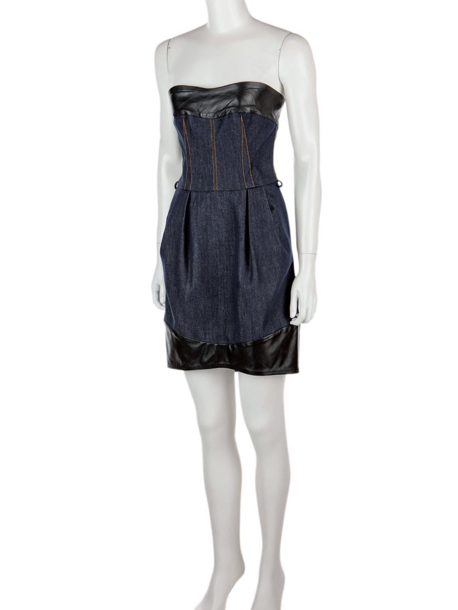 Bayan Lacivert DOLCE&GABBANA JEAN ELBİSE