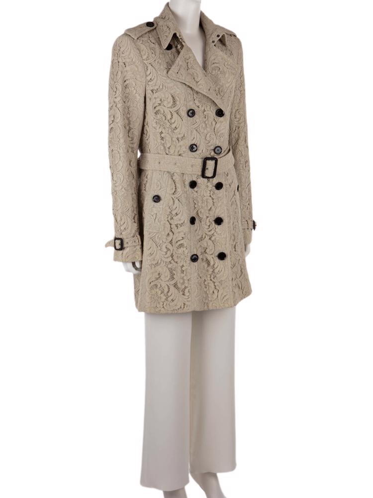 Bayan Krem BURBERRY PARDÖSÜ