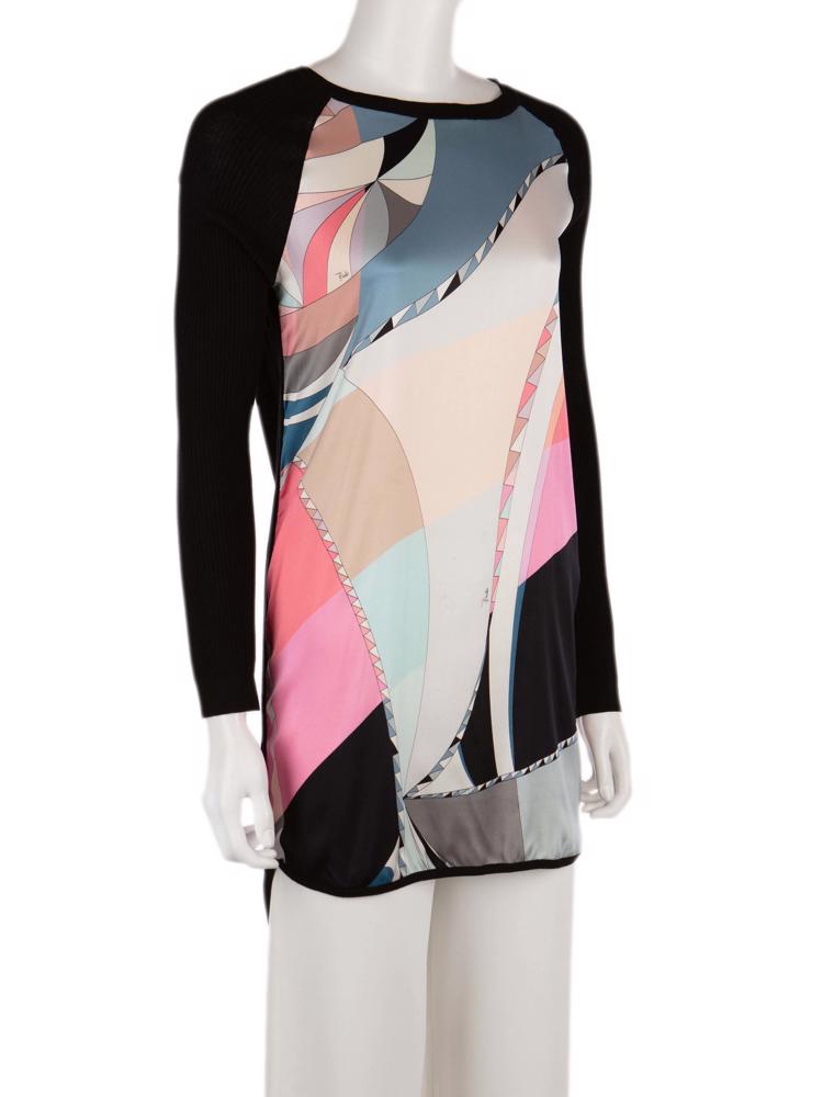 Bayan Siyah EMILIO PUCCI BLUZ