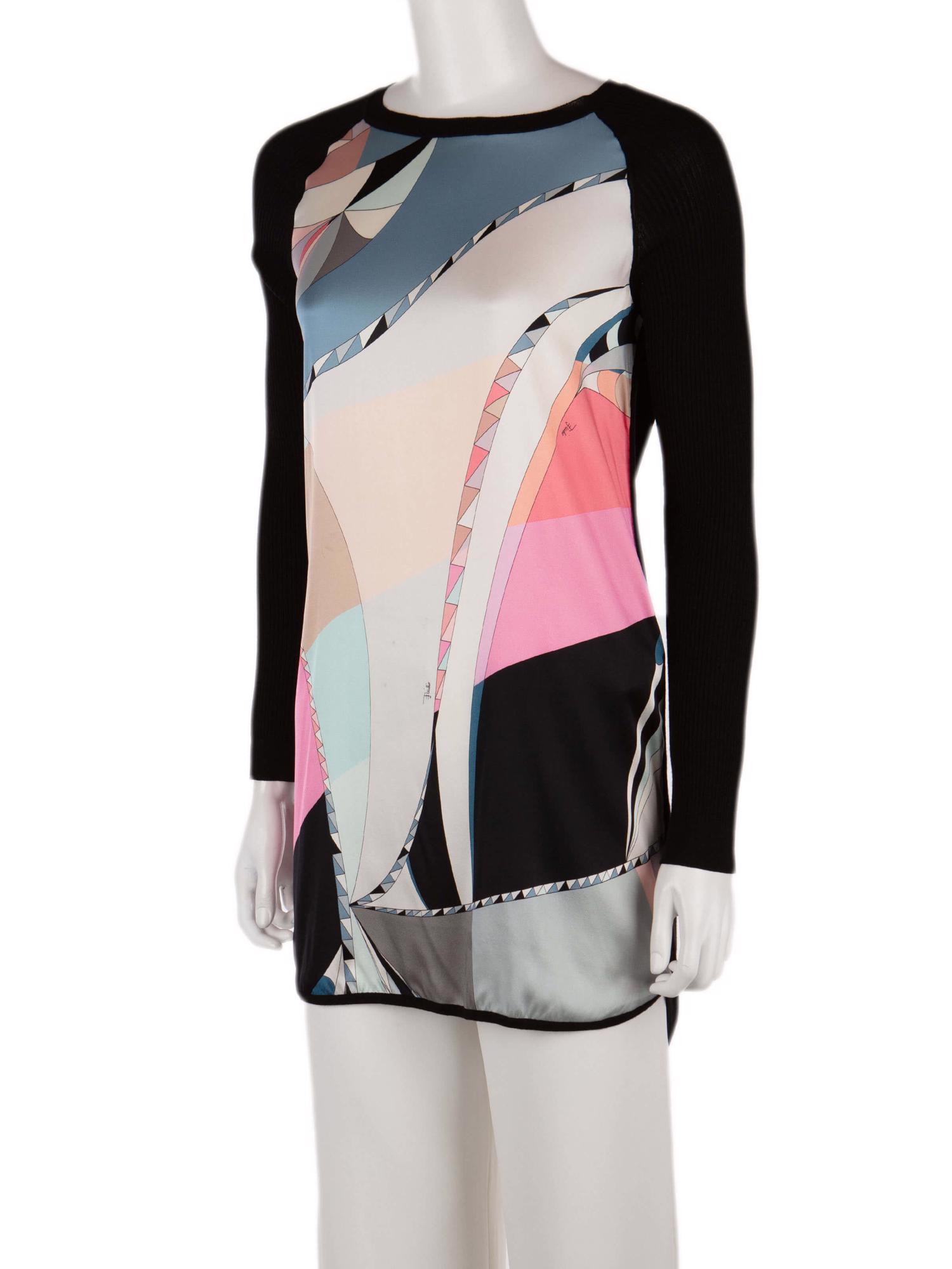 Bayan Siyah EMILIO PUCCI BLUZ
