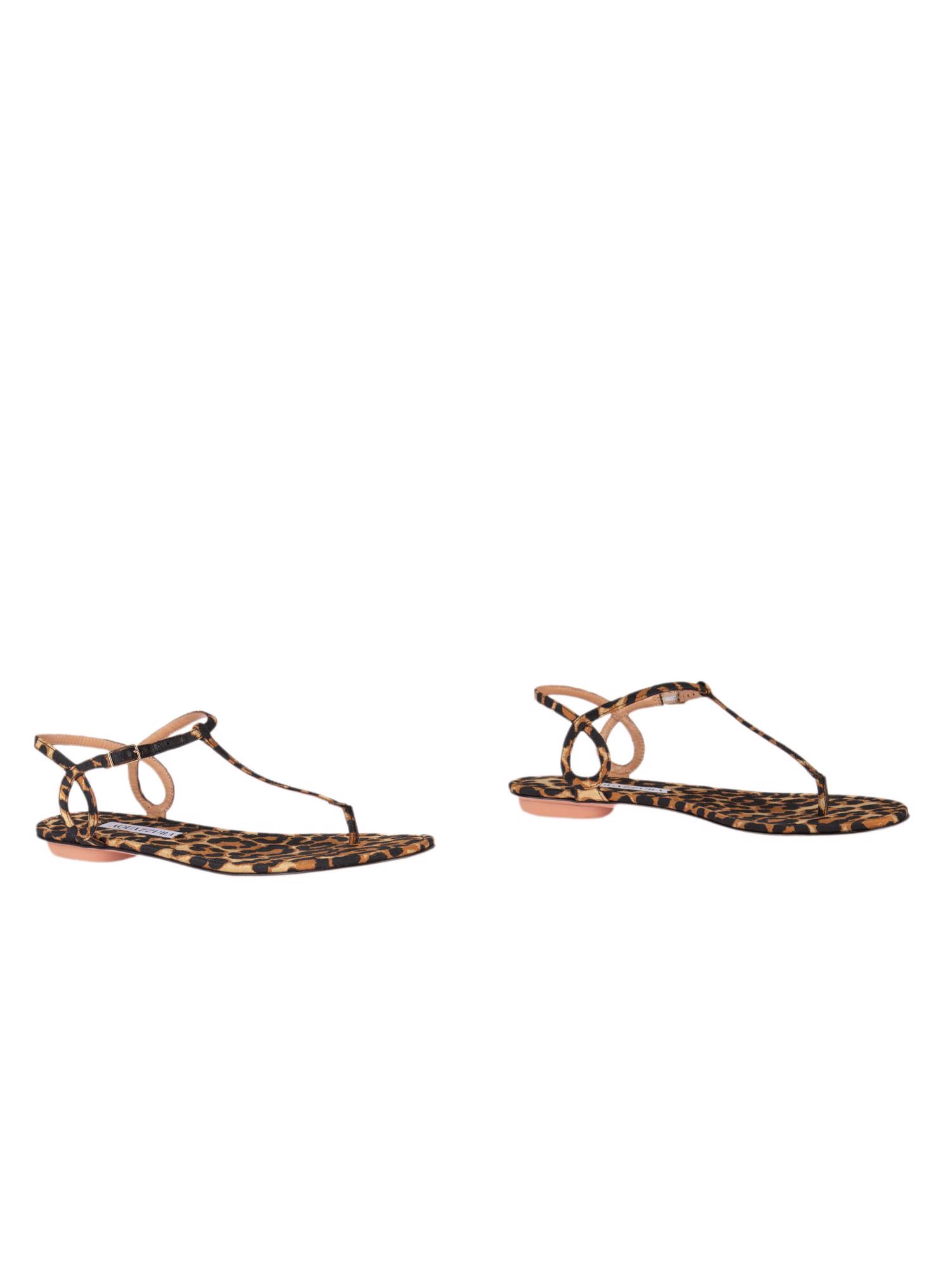 Bayan Kahve AQUAZZURA SANDALET