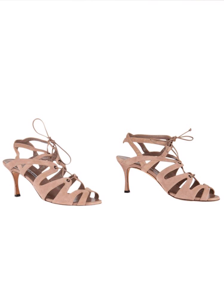 Bayan Bej MANOLO BLAHNIK AYAKKABI