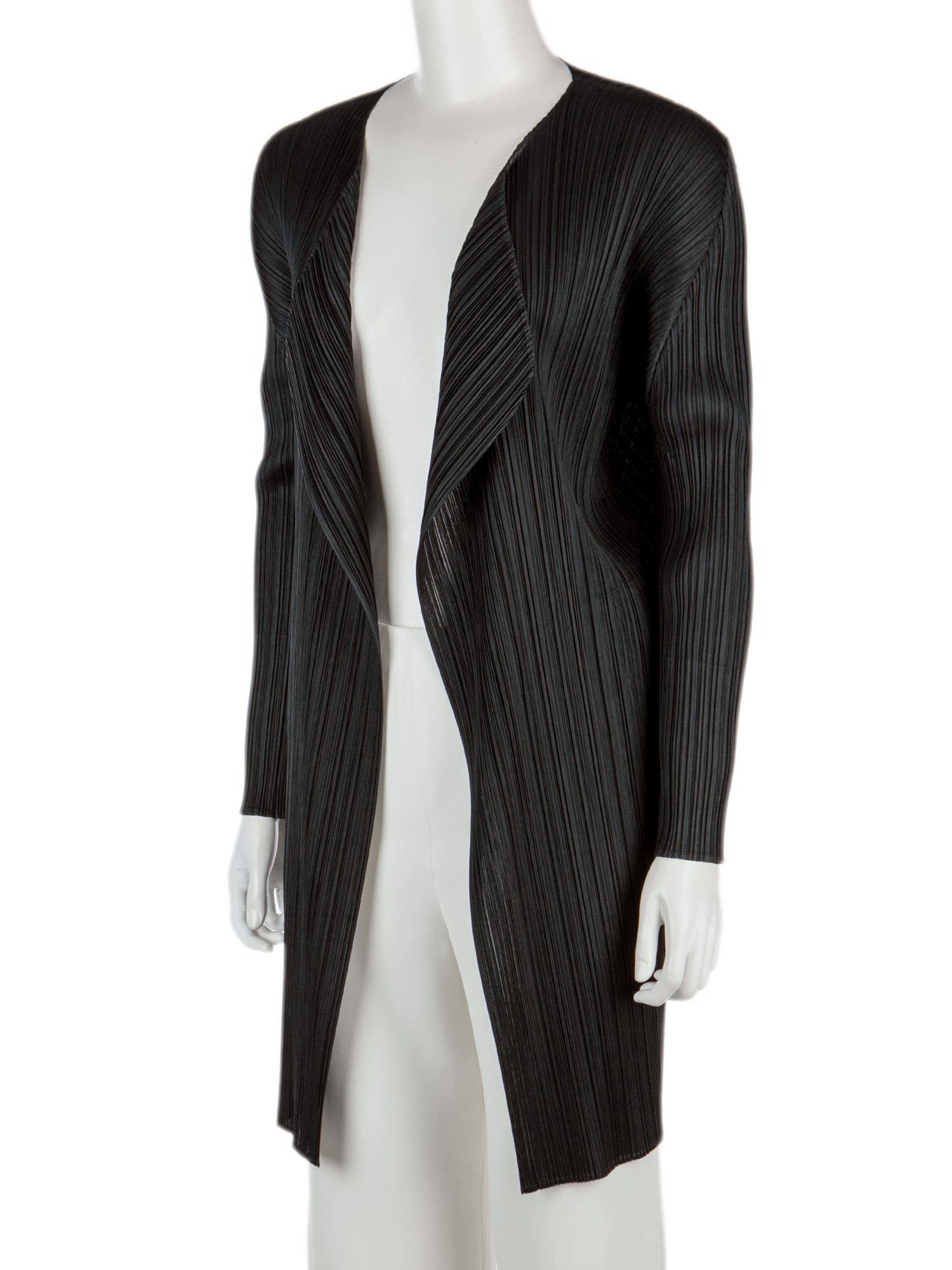 Bayan Siyah ISSEY MIYAKE PLEATS PLEASE CEKET