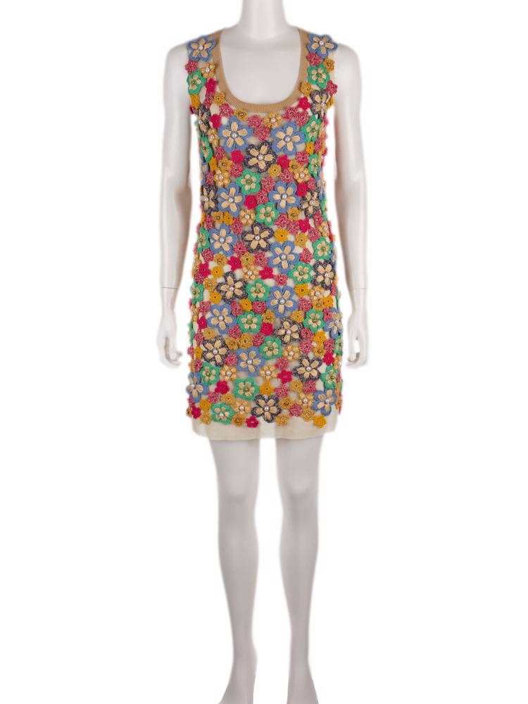 Bayan Bej MOSCHINO CHEAPANDCHIC ELBİSE