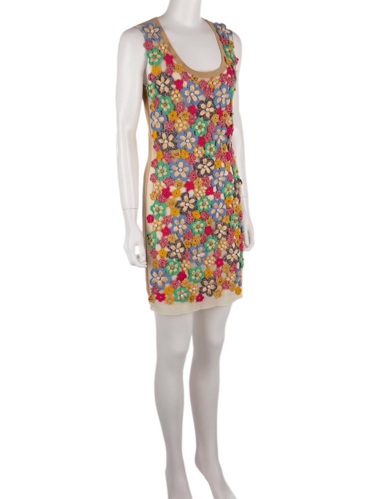 Bayan Bej MOSCHINO CHEAPANDCHIC ELBİSE