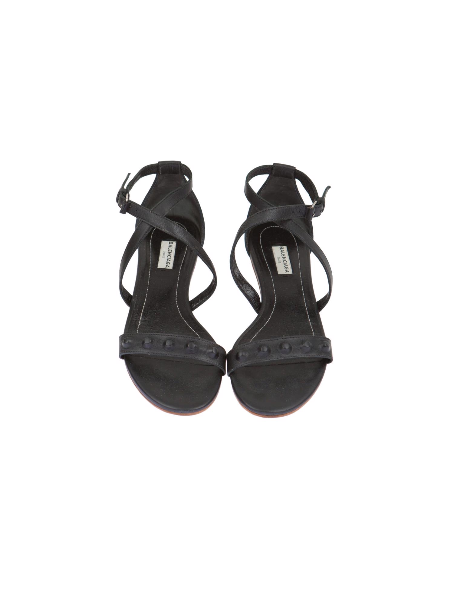 Bayan Siyah BALENCIAGA SANDALET