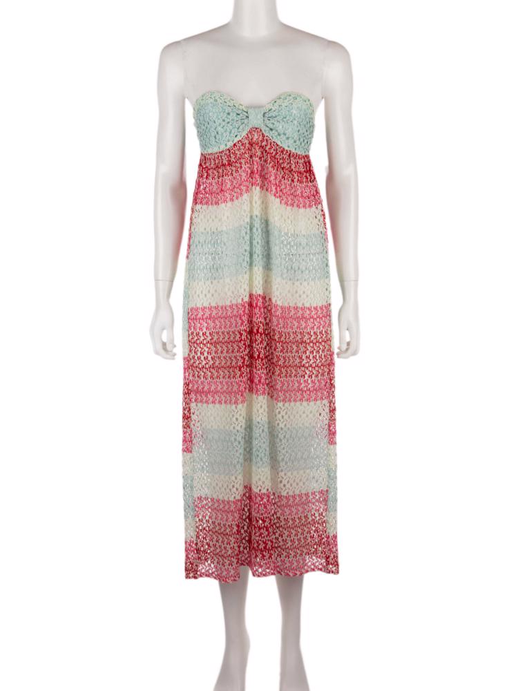 Bayan Mavi MISSONI MARE ELBİSE