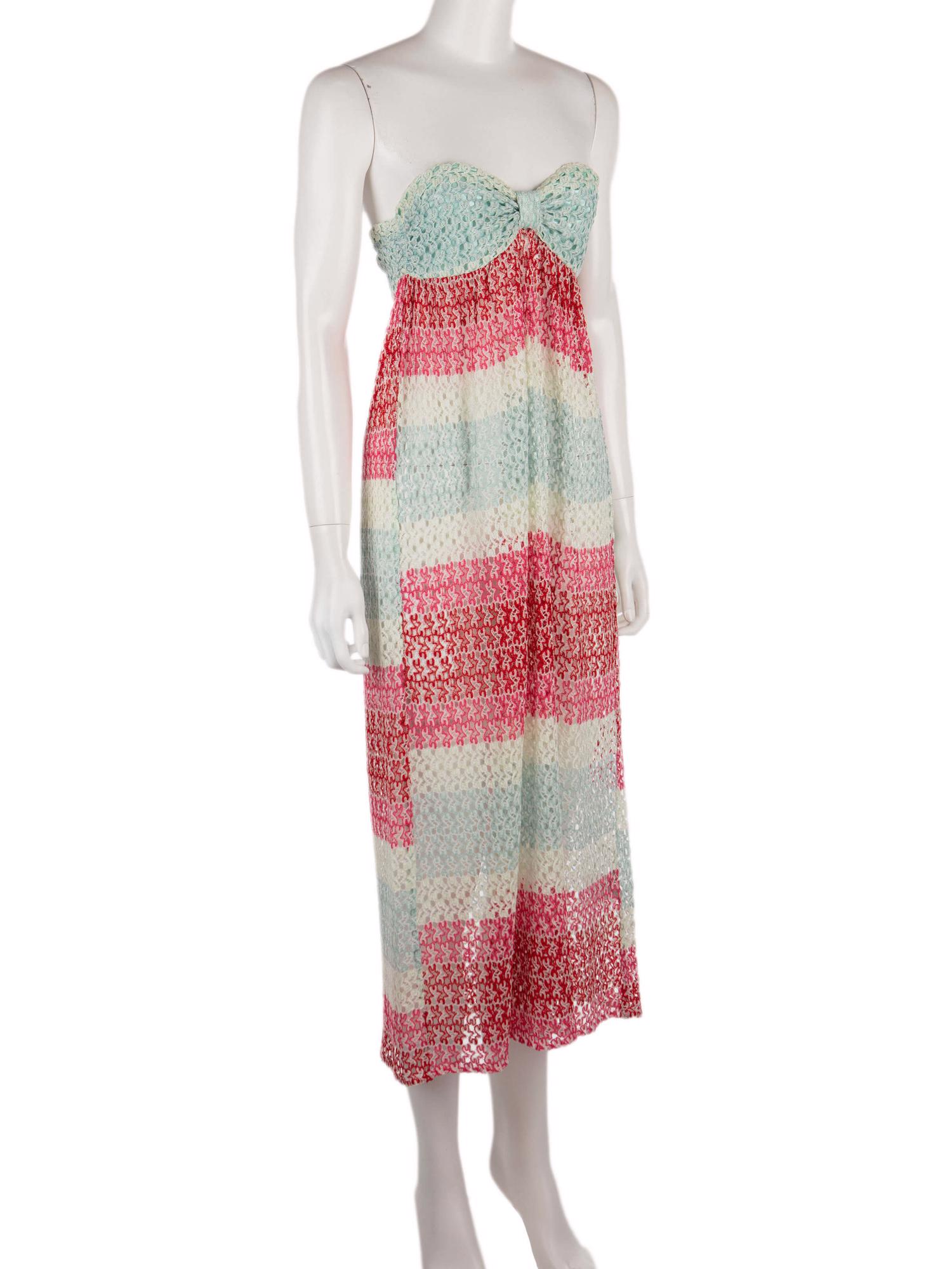 Bayan Mavi MISSONI MARE ELBİSE