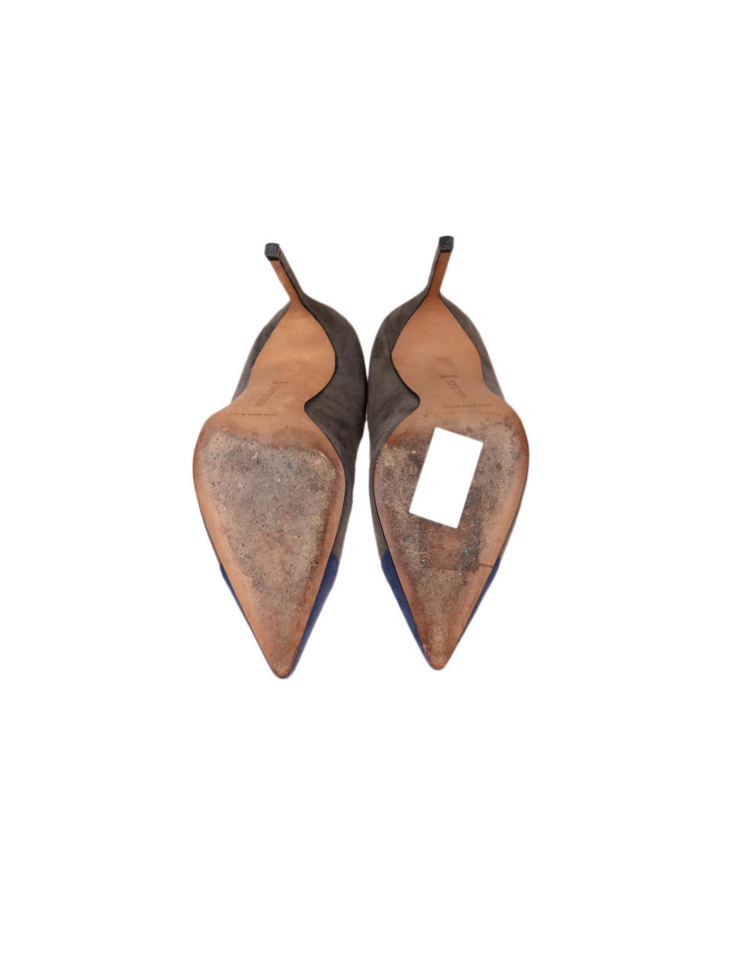 Bayan Gri MANOLO BLAHNIK AYAKKABI
