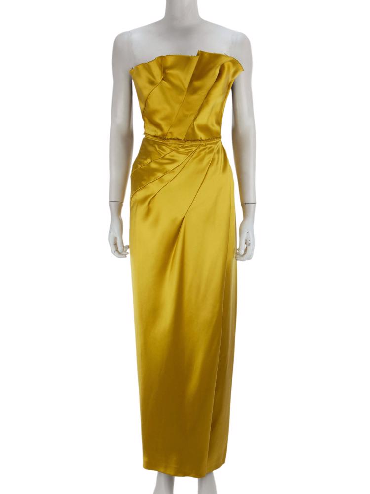 Bayan Yeşil DONNA KARAN ELBİSE