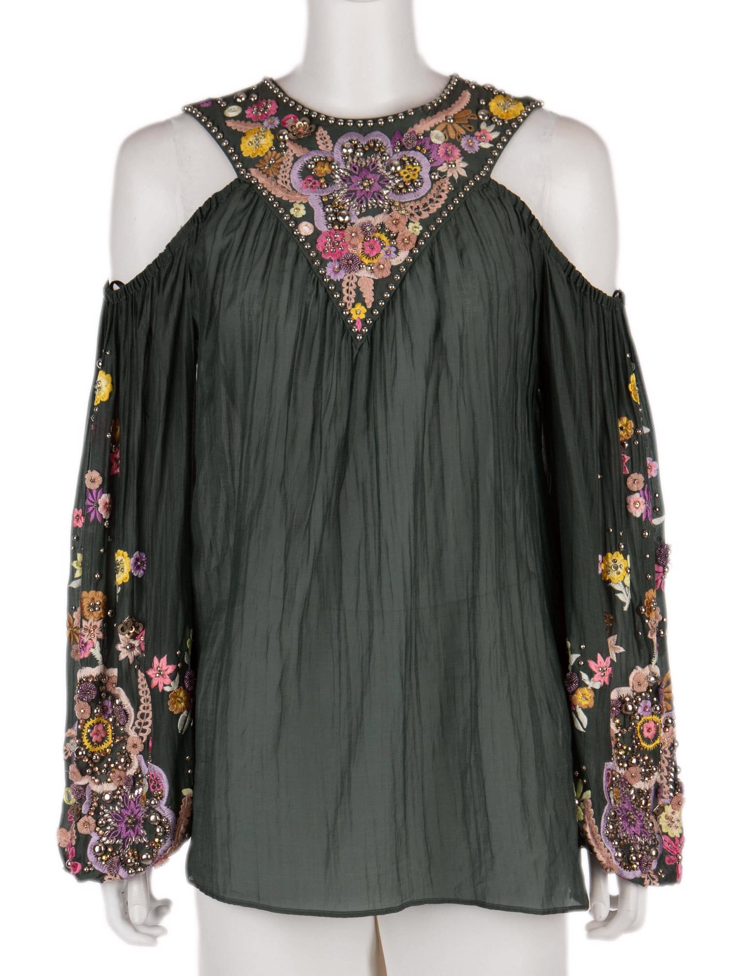 Bayan Yeşil EMILIO PUCCI BLUZ